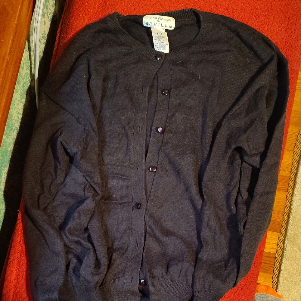 Women's Black Cardigan Sweater